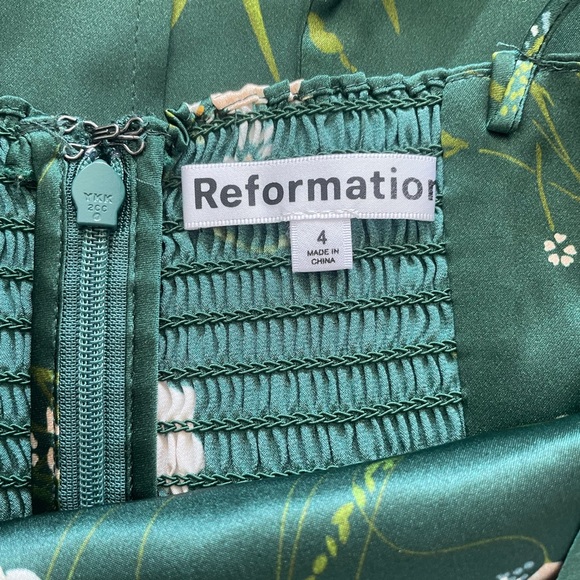 Brand new reformation Frankie Silk Dress - Picture 9 of 14